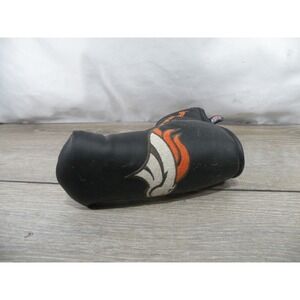 Denver Broncos NFL Golf Putter Head Cover Black Embroidered Logo Hook & Loop